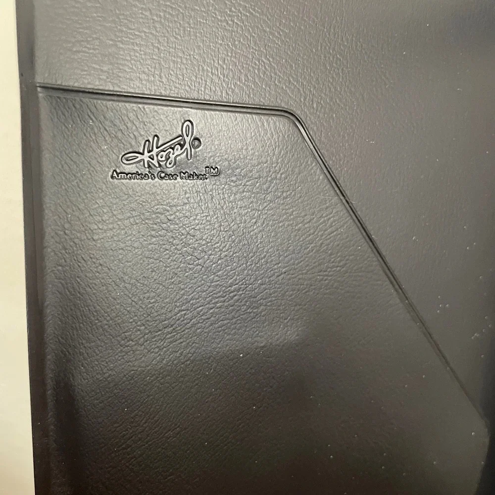 VTG Hazel USA Chetco Federal Credit Union Faux Leather Folder NotePad Holder 6x8